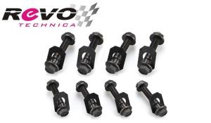 87-02 Toyota Camry, 90-99 Toyota Celica, 95-02 Toyota Avalon Revo Technica Camber Kit - Front Type: Cam Bolt (2° Max) / Rear Type: Cam Bolt (2° Max)