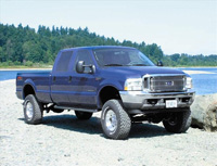 3/1/99-4/1/99 F-250 Super Duty 4WD w/ Square Front U-Bolts, 3/1/99-4/1/99 F-350 Super Duty 4WD w/ Square Front U-Bolts Revtek 6