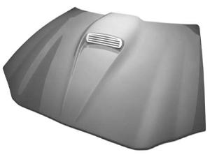 98-02 Chevy Camaro RK Sport Fiberglass Hoods, Competition SS Ram Air Hood w/Carbon Fiber Blister