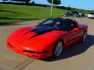 97-04 Chevy Corvette RK Sport Fiberglass Hoods, Ram Air Hood