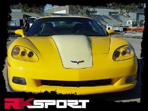 05-13 Chevy Corvette RK Sport Fiberglass Hoods, Supercharger