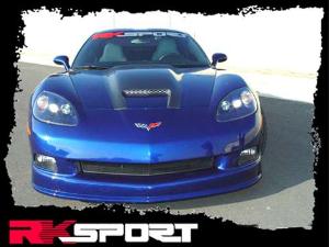 05-13 Chevy Corvette RK Sport Fiberglass Hoods, Functional Ram Air