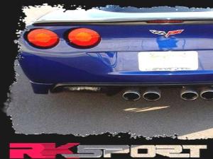 05-13 Chevrolet Corvette (C6) RK Sport Canard - Rear, Left