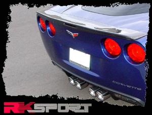 05-13 Chevrolet Corvette (C6) RK Sport Spoiler - Carbon Fiber, Rear