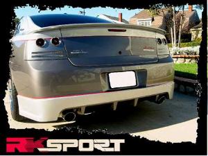 05-10 Dodge Charger RK Sport Paintable Wings, Heritage Edition Rear, 3 Piece