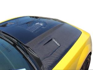 10-13 Chevrolet Camaro RK Sport Hood - Clear Center, Carbon Fiber