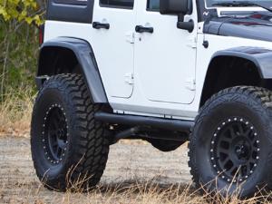 07-15 Jeep JK RK Sport Fender Flares - Rear, Carbon Fiber