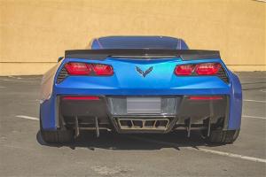 14-Up Chevrolet Corvette Stingray RK Sport Diffuser - Rear