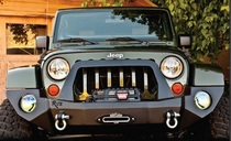 07-16 Jeep Wrangler 2-4 Door, JK Rock-Slide Ridge Series Full Front Bumper without Bullbar