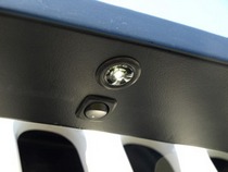 1987-1995 Jeep Wrangler, 1997-2006 Jeep Wrangler, 2007-Up Jeep Wrangler Rock-Slide Bull Bar Light