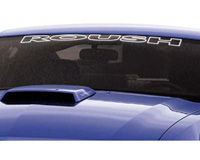 05 Ford Mustang Roush Window Graphics - Windshield Banner (White)