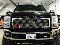 11-16 Ford F250 / F350 Super Duty Royalty Core RC3DX Innovative Grille - T304 Stainless Steel