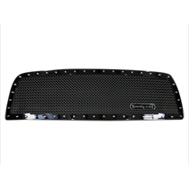 10-12 Dodge Ram 2500/3500/4500 Royalty Core RC1 Classic Grille - Gloss Black Mesh, 10.0 Power Mesh