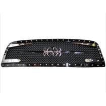 07-13 Chevrolet Silverado 1500 Royalty Core RC3DX Innovative Grille - Removable and Changeable Other Logos