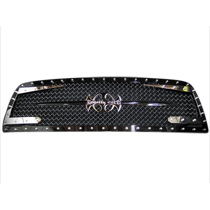 13-14 Ford F150 Royalty Core RC3DX Innovative Grille - Studs Are Extremely Resilient