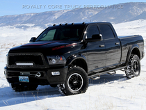 13-16 Dodge Ram 2500/3500/4500 Royalty Core RC1X Incredible LED Grille - RCX Logo and Custom Notch Accents