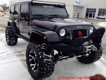 07-16 Jeep Wrangler Royalty Core RCX Explosive Dual LED Grille - Great Deer Spotters, Super Bright