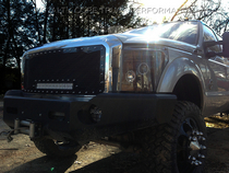 11-16 Ford F-SuperDuty Royalty Core RC1X Incredible LED Grille - Custom Notch Accents Machined In Frame