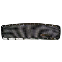 05-07 Chevrolet Silverado 2500/3500 Royalty Core Replacement RC1 Classic Full Grille - Chrome, Tig Welded Reinforced Mesh