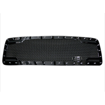 13-14 Ford F150 Royalty Core RC2 Twin Mesh Grille - Stainless Studs Around Frame, Star Flange Design