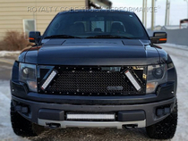 09-15 Ford F150 Raptor Royalty Core RCX Explosive LED Grille - Dual LED, Xtreme Double Row LED Bar