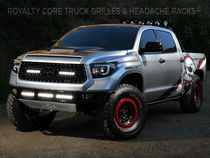 14-16 Toyota Tundra Royalty Core RC2X X-Treme LED Grille - Dual LED, Gloss Black Frame