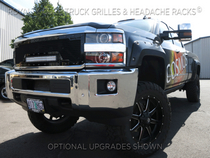 15-Up Chevrolet Silverado 2500/3500 Royalty Core RCRX LED Race Line Grille - Powerful 23