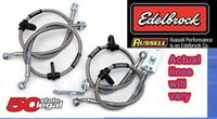 99-04 Mustang Cobra, Svt Cobra R V6, V8 3.8, 3.9, 4.6 Gas Russell Brake Lines