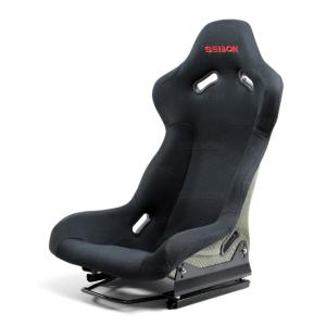 Universal - Fits all Cars Seibon Racing Seat - Carbon Kevlar Bucket (Black)