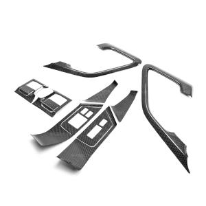 09-14 Nissan GTR R35 Seibon Interior Door Trim Set (Carbon Fiber)