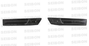 09-10 Nissan GTR R35 Seibon Fender Duct Logos (Carbon Fiber)