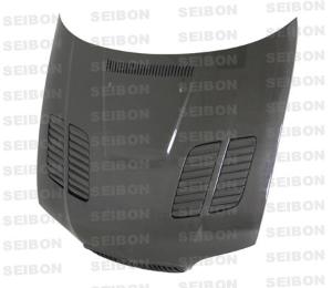 02-05 BMW 3 Series 2Dr (E46) LCI Seibon GTR Style Hood (Carbon Fiber)