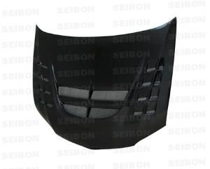 03-07 Mitsubishi Lancer EVO VIII/IX (CT9A) Seibon CWII Style Hood (Carbon Fiber)