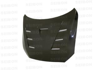 08-12 Mitsubishi Lancer EVO X (CZ24A) Seibon TS Style Hood (Carbon Fiber)