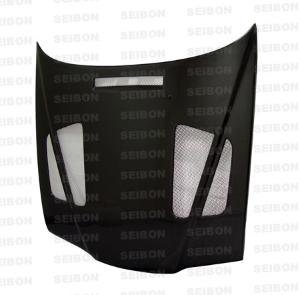 92-98 BMW 3 Series 2Dr (E36) Excl. 318 Seibon ER Style Hood (Carbon Fiber)