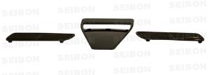 08-12 Mitsubishi Lancer EVO X Seibon OEM Style Hood Scoop (Carbon Fiber)