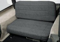 55-95 - CJ & Wrangler Smittybilt Standard Rear Seat - Denim Black