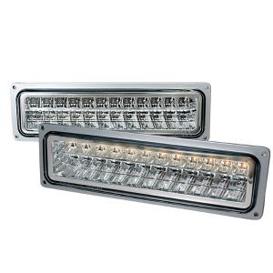 88-98 Chevrolet C10 LED BUMPER LIGHTS CHROME Spec D Bumper Lights (Chrome with LED)