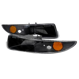 93-02 Chevrolet CAMARO BUMPER LIGHTS BLACK Spec D Bumper Lights (Black)