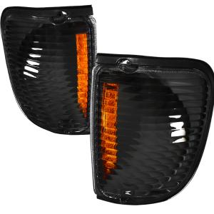 92-06 FORD ECONOLINE CORNER LIGHTS BLACK HOUSING Spec D Corner Lights (Black)