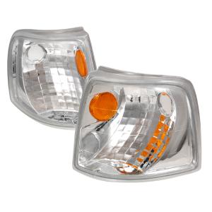 93-97 FORD RANGER CORNER LIGHTS CHROME Spec D Corner Lights (Clear Housing)