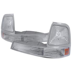 98-01 FORD RANGER CORNER LIGHTS CHROME Spec D Corner Lights - Chrome Color