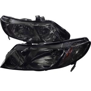 06-11 Honda Civic (4DR HEADLIGHTS - SMOKE) Spec D Euro Headlights (Smoke)