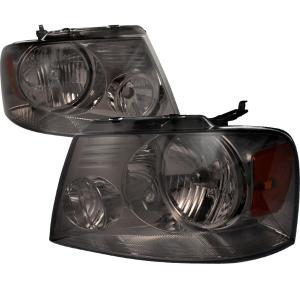 04-08 FORD F150 CRYSTAL HOUSING HEADLIGHTS SMOKE Spec D Crystal Euro Headlights (Smoke)