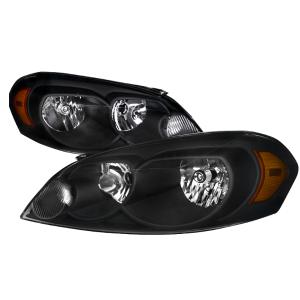 06-12 Chevrolet IMPALA CRYSTAL HOUSING HEADLIGHTS BLACK Spec D Crystal Euro Headlights (Black)