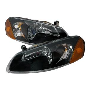 01-03 CHRYSLER SEBRING CRYSTAL HOUSING HEADLIGHTS BLACK Spec D Crystal Euro Headlights (Black)