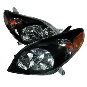 03-08 TOYOTA MATRIX CRYSTAL HOUSING HEADLIGHTS BLACK Spec D Crystal Euro Headlights (Black)