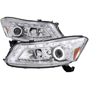 08-11 HONDA ACCORD PROJECTOR HEADLIGHT CHROME HOUSING SEDAN Model Spec D Projector Headlights (Chrome)