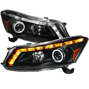 08-12 Honda Accord (4dr Sedan models only) Spec D Projector Headlights (Black)