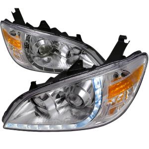 04-05 HONDA CIVIC R8 STYLE PROJECTOR HEADLIGHT CHROME Spec D R8 Style Projector Headlights (Chrome)